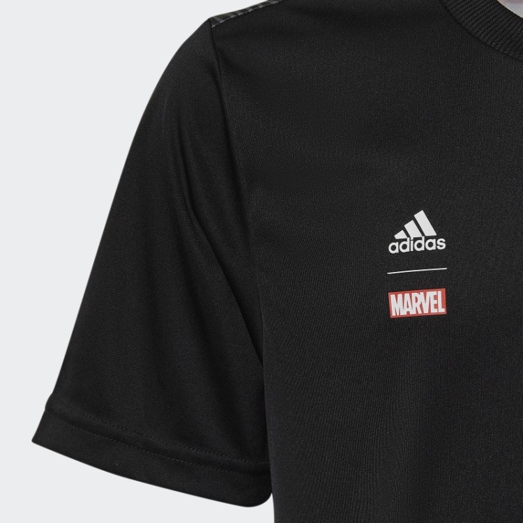 Conjunto De Verão Preto Adidas X Marvel Pantera Negra