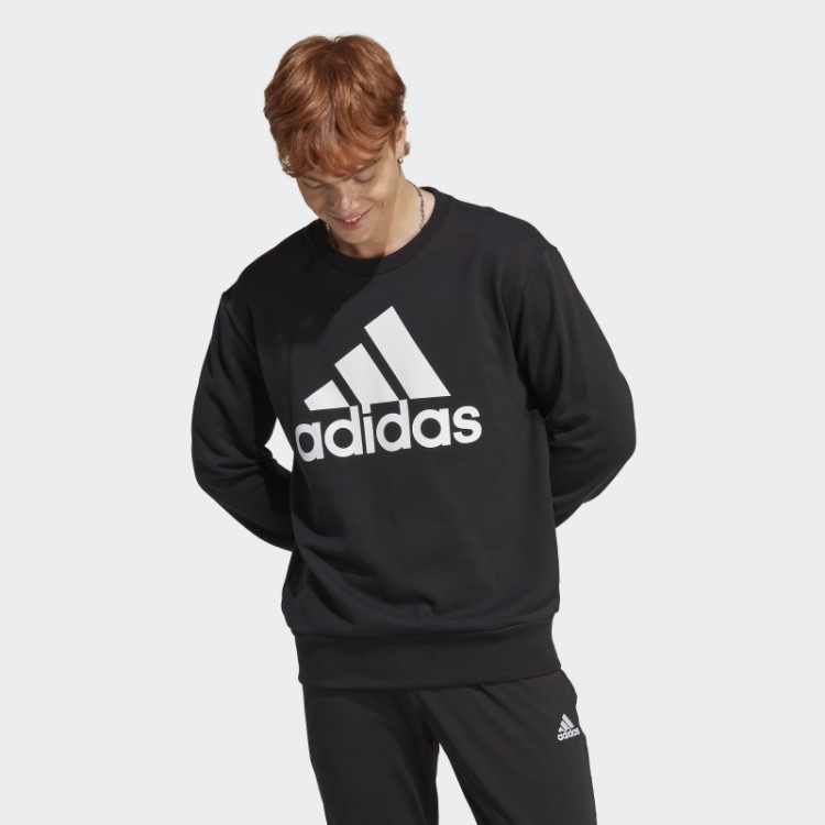 Essentials French Terry Big Logo Moletom Adidas Preto