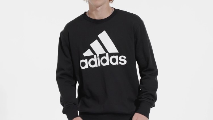 Essentials French Terry Big Logo Moletom Adidas Preto