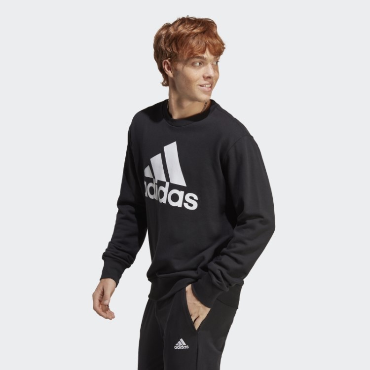 Essentials French Terry Big Logo Moletom Adidas Preto