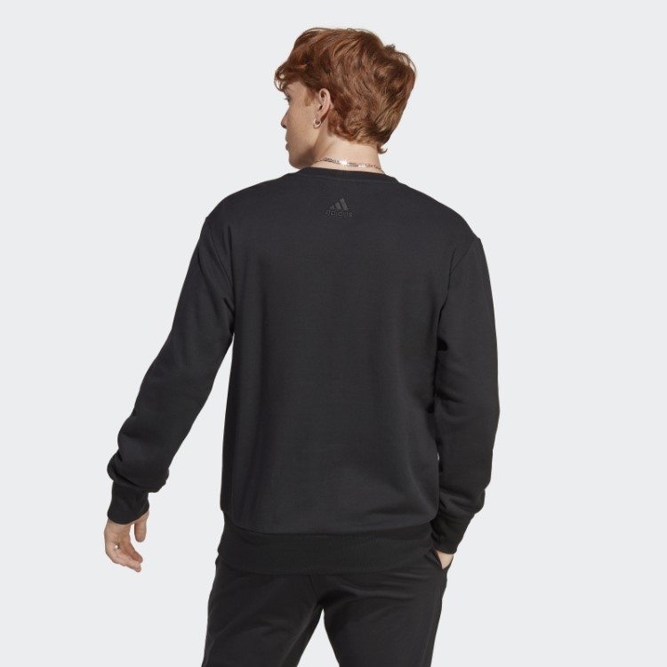 Essentials French Terry Big Logo Moletom Adidas Preto