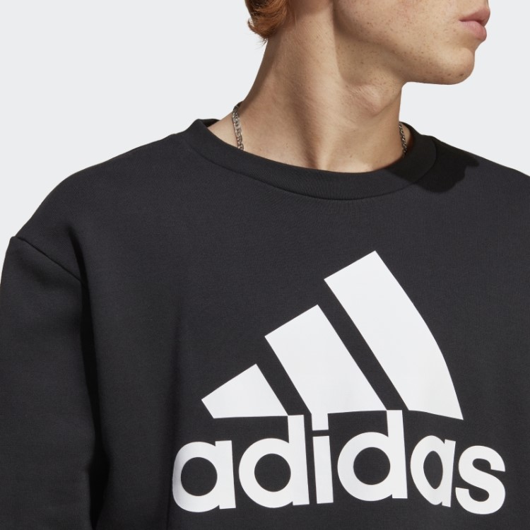 Essentials French Terry Big Logo Moletom Adidas Preto