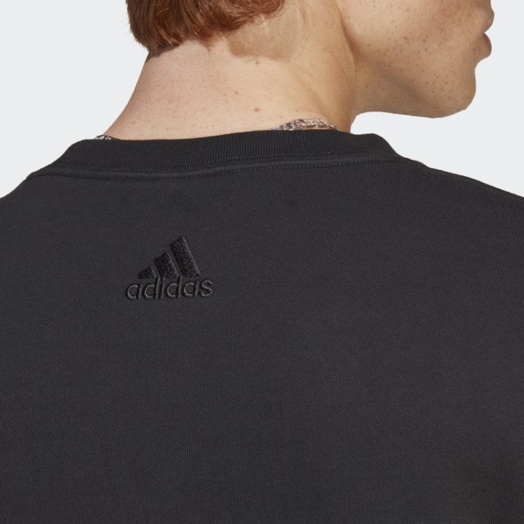 Essentials French Terry Big Logo Moletom Adidas Preto