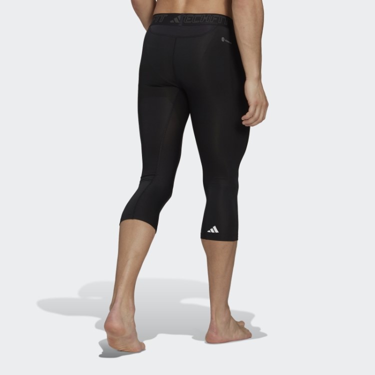 Meia-calça Techfit Training 3/4 Preta Adidas