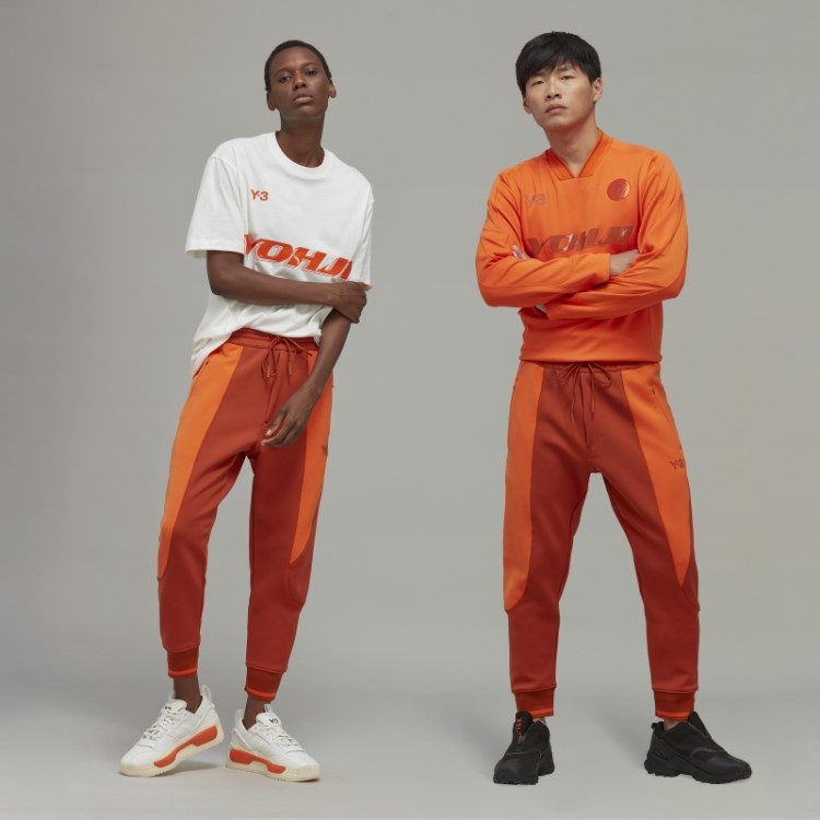 Calça Com Logo Y-3 Adidas Fashion