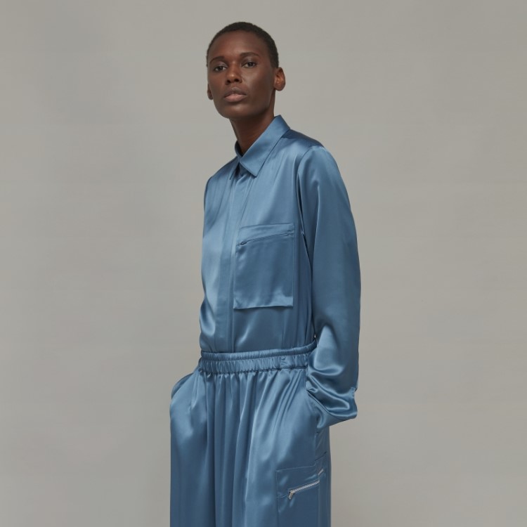 Adidas Y-3 Tech Camisa De Seda Moda
