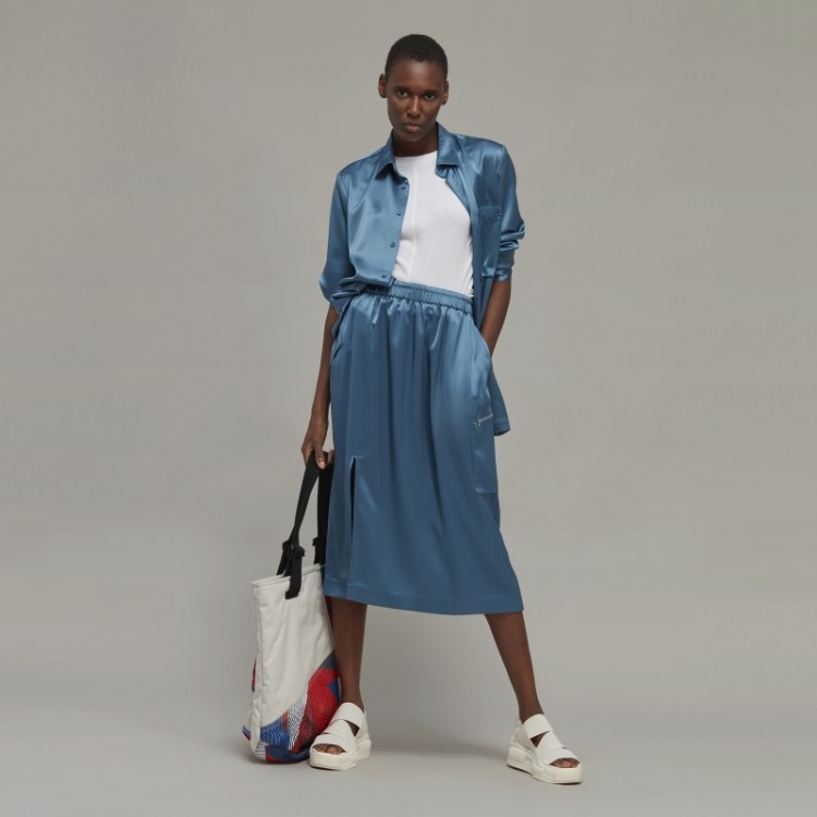 Adidas Y-3 Tech Camisa De Seda Moda