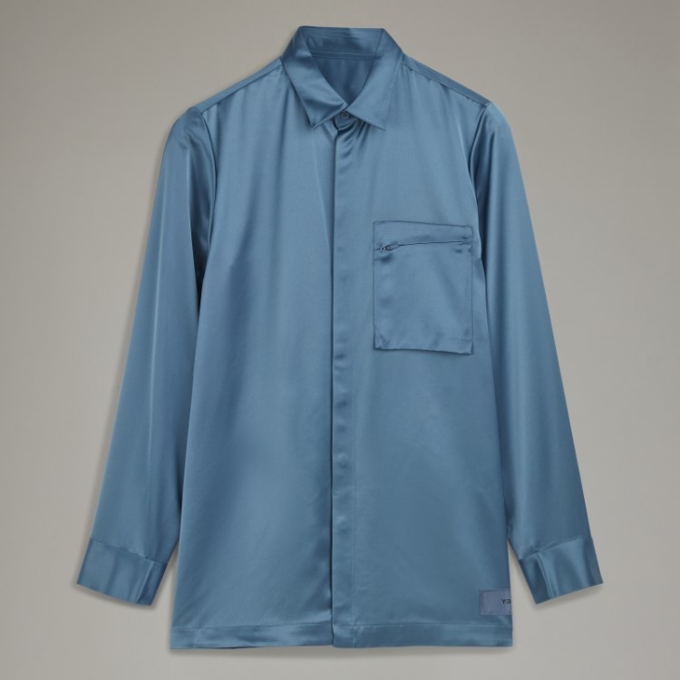Adidas Y-3 Tech Camisa De Seda Moda