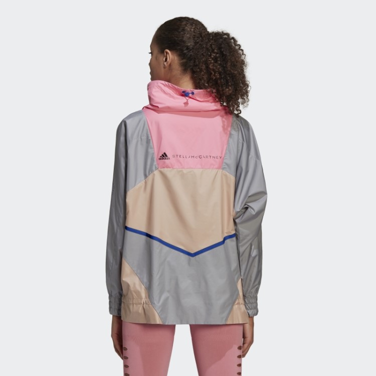 Adidas By Stella Mccartney Jaqueta Esportiva Light Onix Fashion