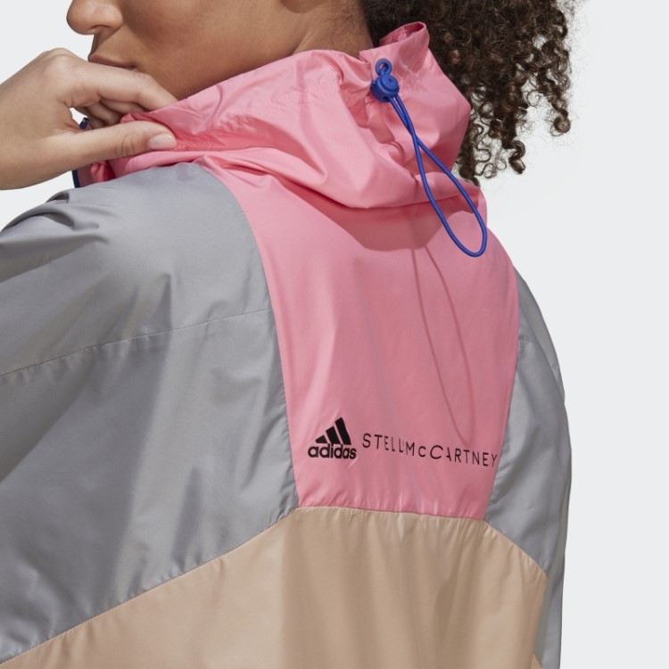 Adidas By Stella Mccartney Jaqueta Esportiva Light Onix Fashion