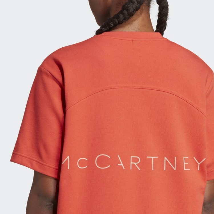 Burnt Cayenne Adidas By Stella Mccartney Camiseta Com Logo Fashion