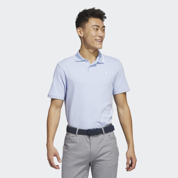 Camisa Polo Piqué Golf Adidas Blue Dawn Go-To