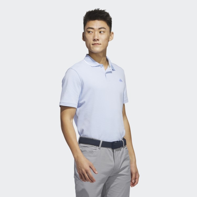 Camisa Polo Piqué Golf Adidas Blue Dawn Go-To