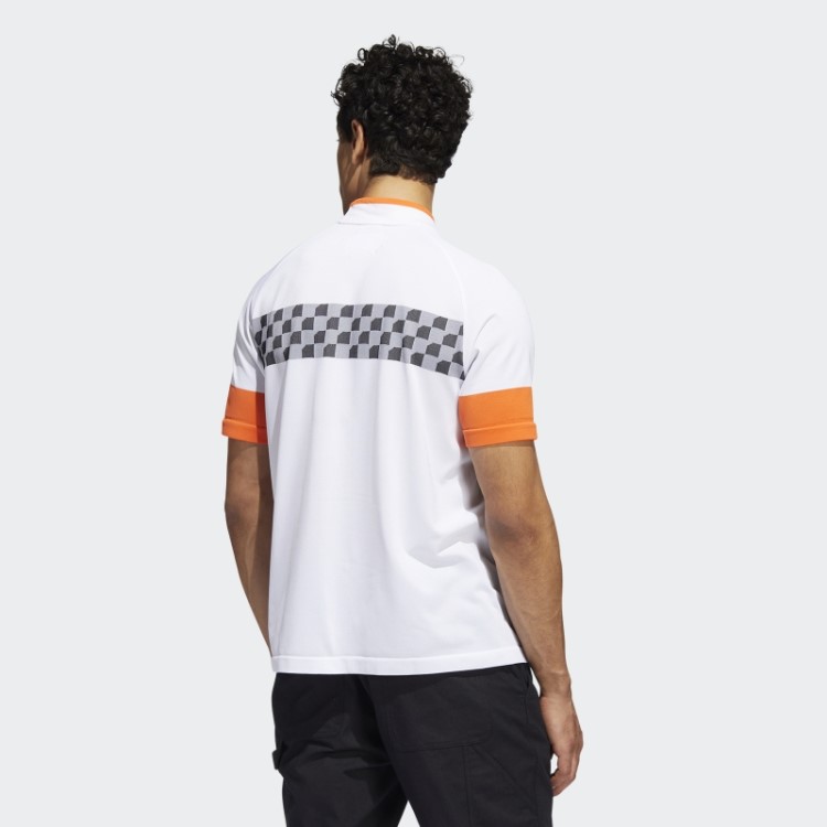 Polo Xadrez Branco Adicross Adidas