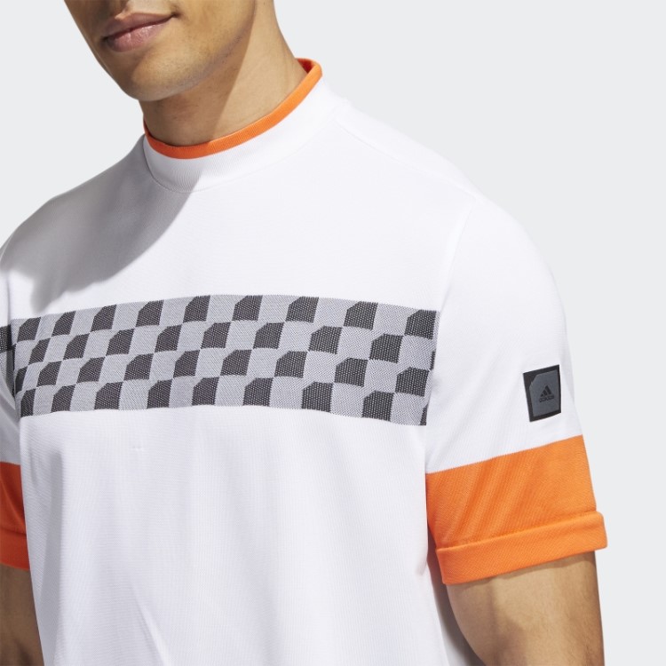 Polo Xadrez Branco Adicross Adidas