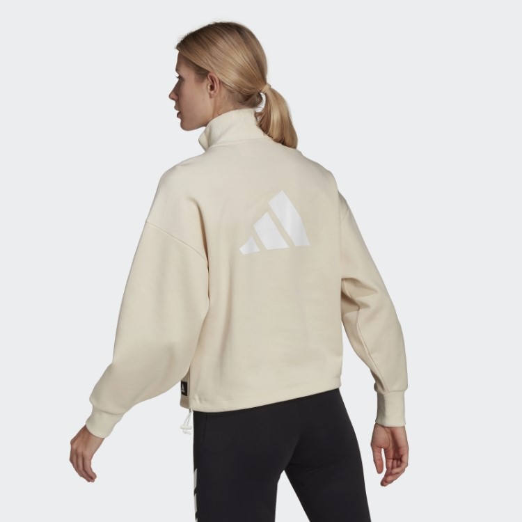 Moletom Adidas Future Icons Sem Tingimento Com Zíper