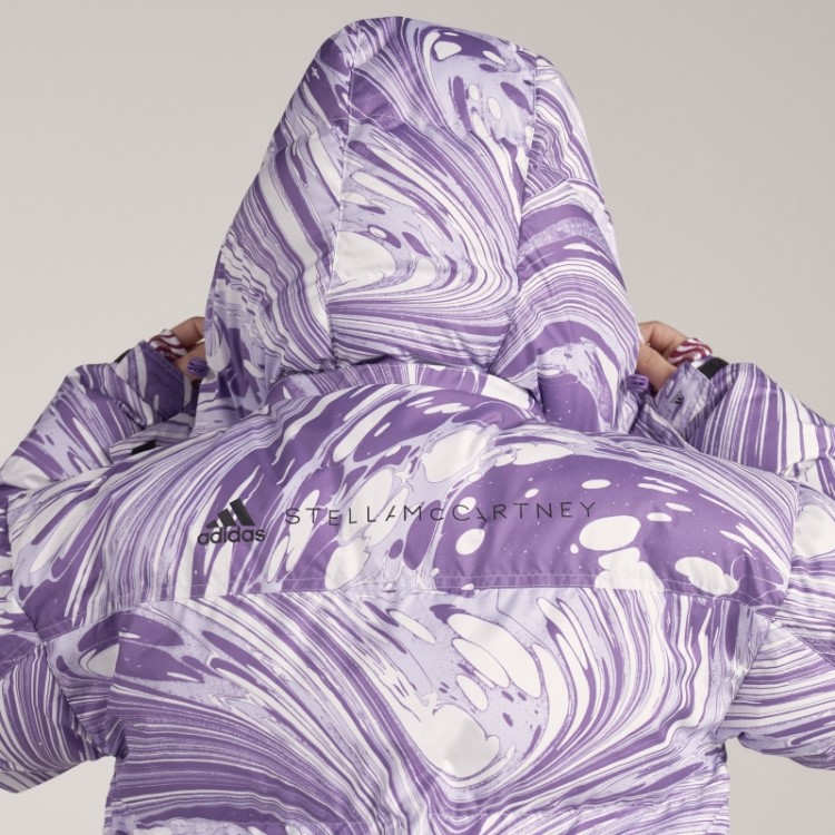 Jaqueta De Inverno Adidas By Stella Mccartney Branca Acolchoada Fashion