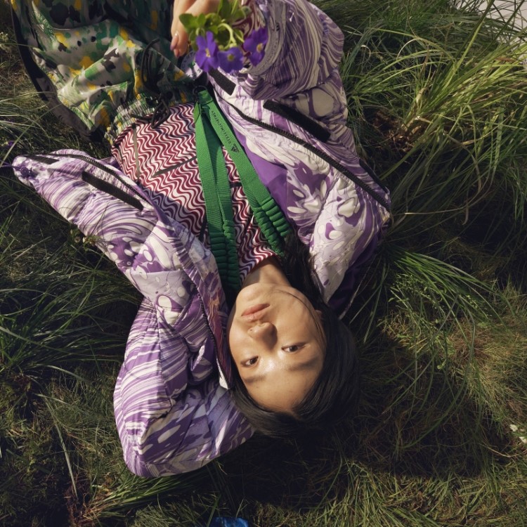 Jaqueta De Inverno Adidas By Stella Mccartney Branca Acolchoada Fashion