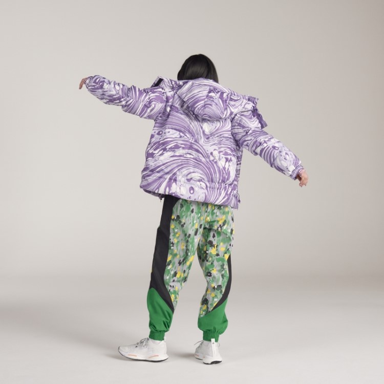 Jaqueta De Inverno Adidas By Stella Mccartney Branca Acolchoada Fashion