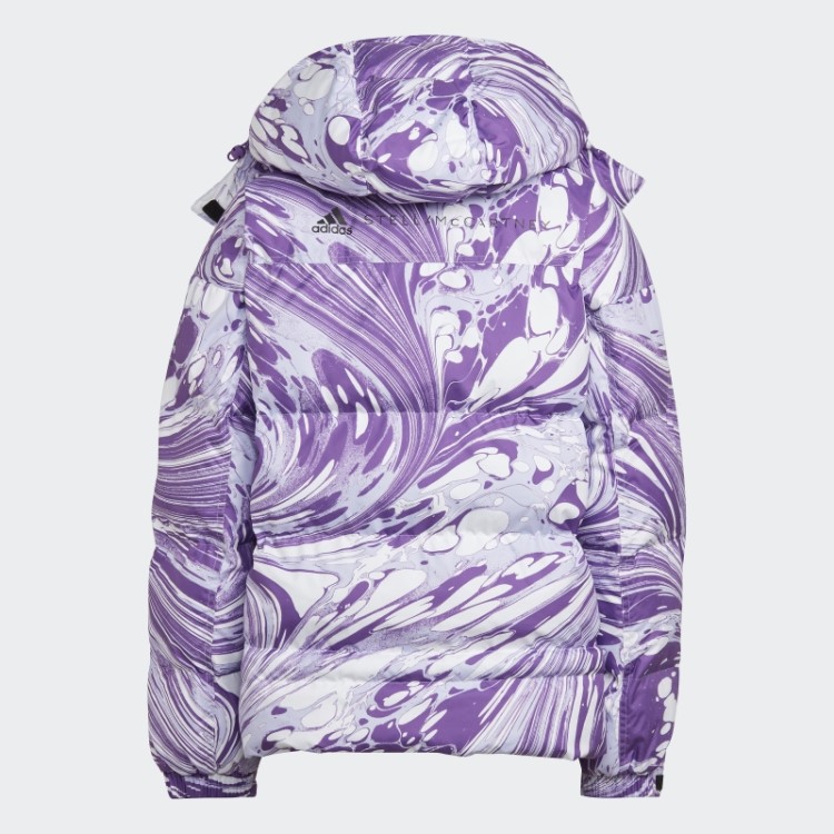 Jaqueta De Inverno Adidas By Stella Mccartney Branca Acolchoada Fashion