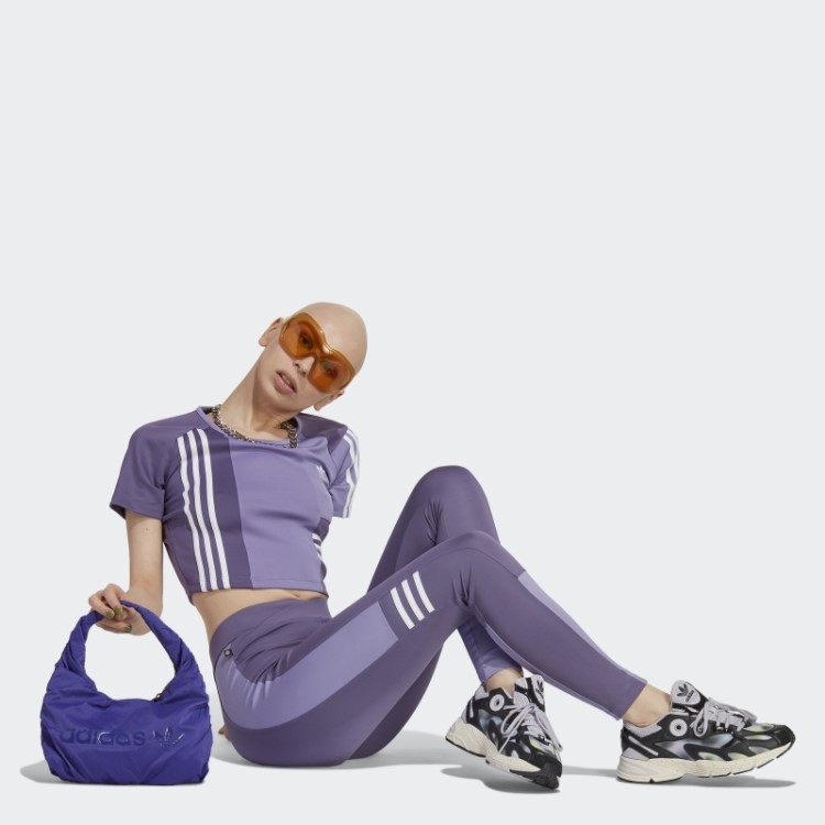 Legging Lilás Adidas