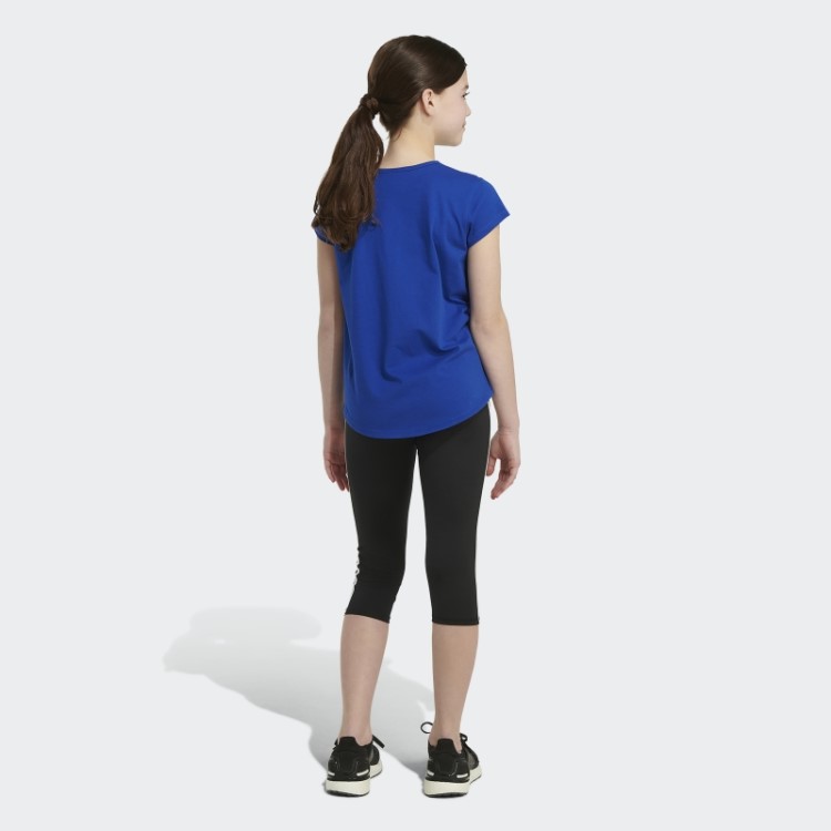 Camiseta Manga Curta Azul Royal Adidas