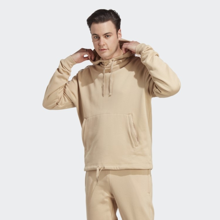 Moletom Com Capuz Bege Adicolor Parley (gênero Neutro) Adidas