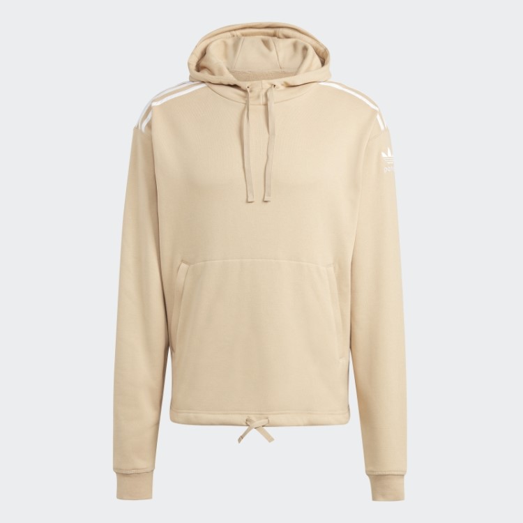 Moletom Com Capuz Bege Adicolor Parley (gênero Neutro) Adidas