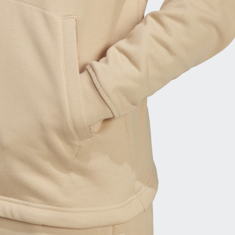 Moletom Com Capuz Bege Adicolor Parley (gênero Neutro) Adidas