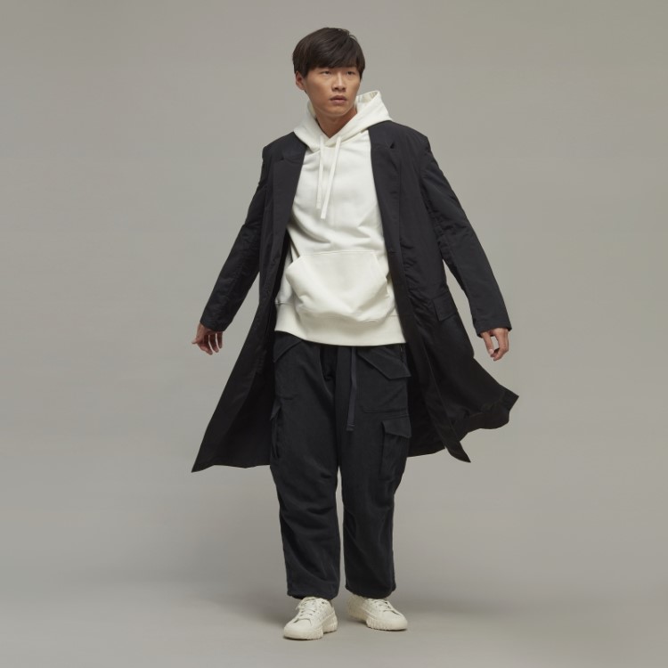 Moletom Com Capuz Adidas Y-3 De Algodão Orgânico Felpudo