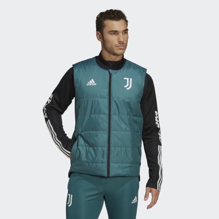 Colete Acolchoado Verde Tech Juventus Condivo 22 Adidas