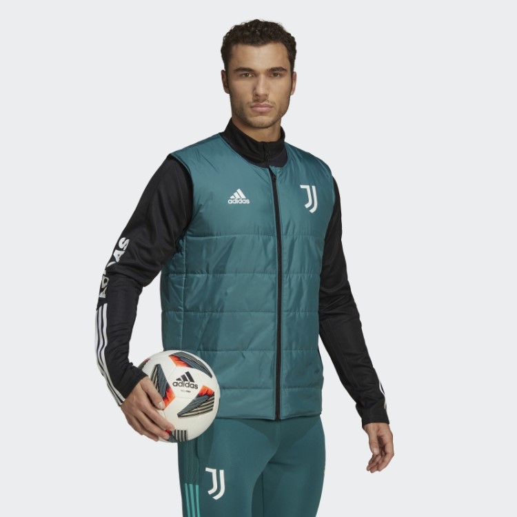 Colete Acolchoado Verde Tech Juventus Condivo 22 Adidas