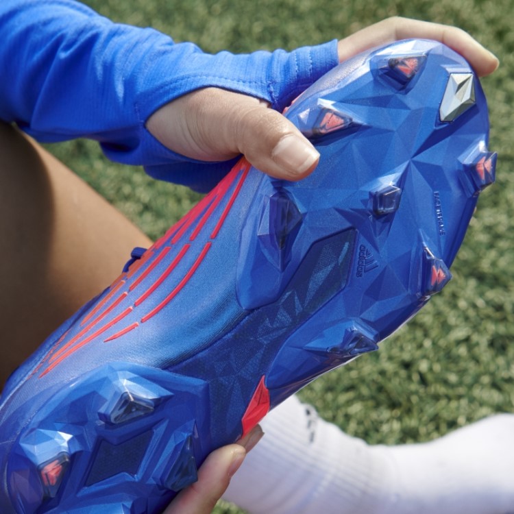 Chuteira Adidas Predator Edge.1 Azul De Alta Resolução Para Piso Firme
