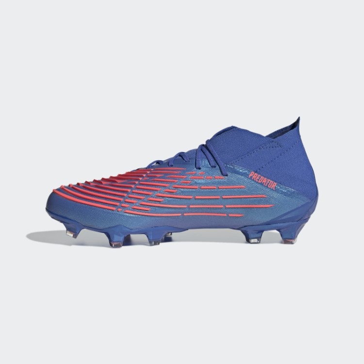 Chuteira Adidas Predator Edge.1 Azul De Alta Resolução Para Piso Firme