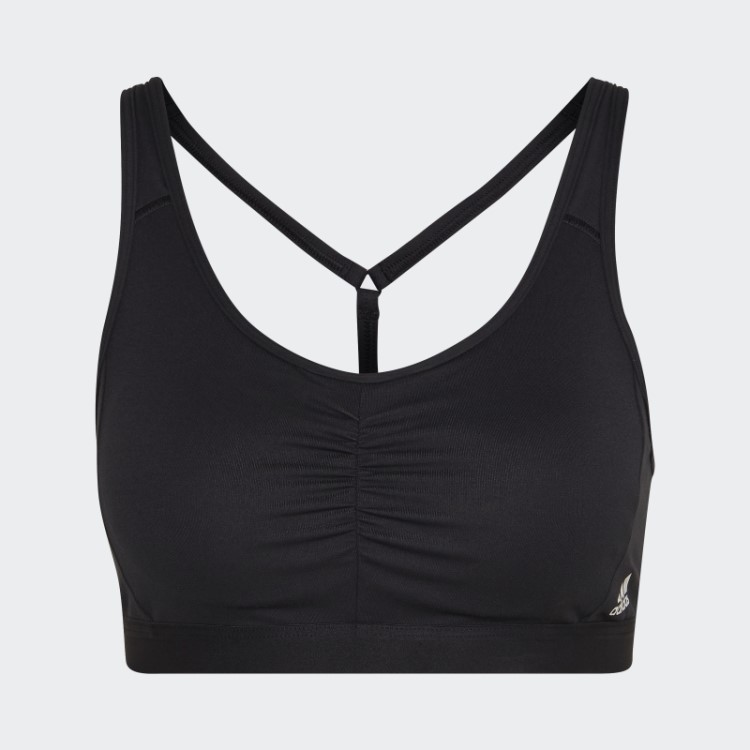 Sutiã De Sustentação Média Adidas Preto Coreessentials