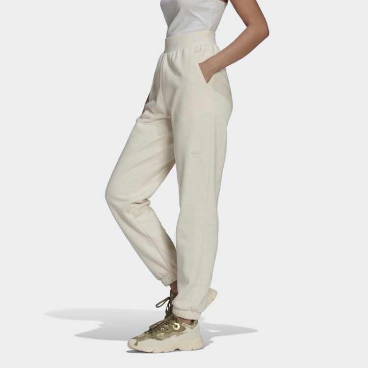 Calça Branca Adidas Com Punho