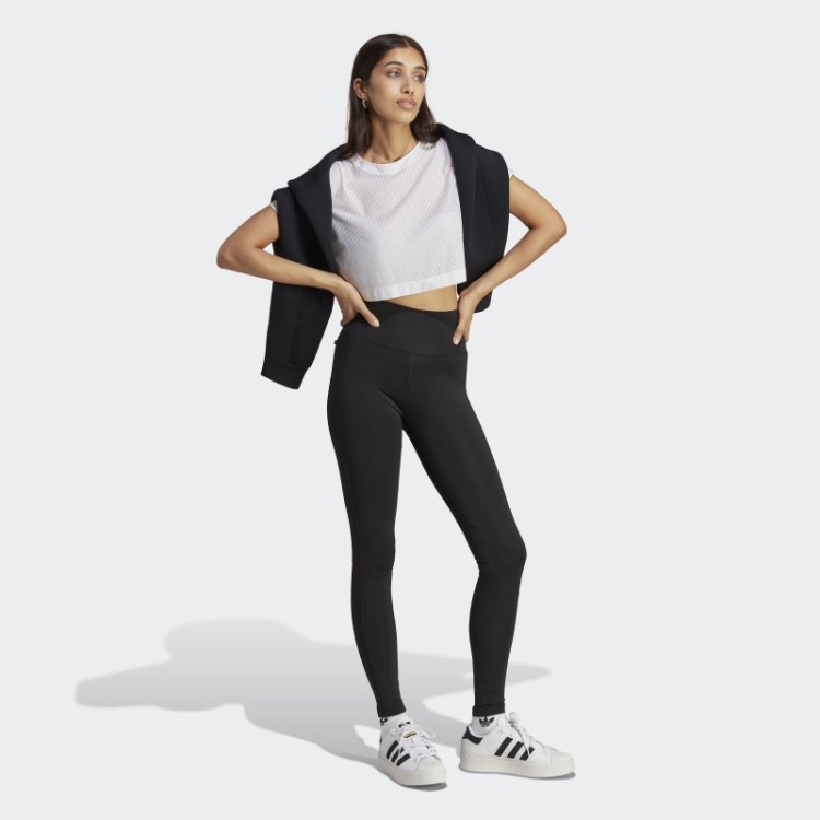 Adicolor Classics Legging Tonal Com As Três Listras Adidas Preta