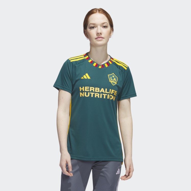 La Galaxy 23/24 Away Jersey Verde Mistério Adidas