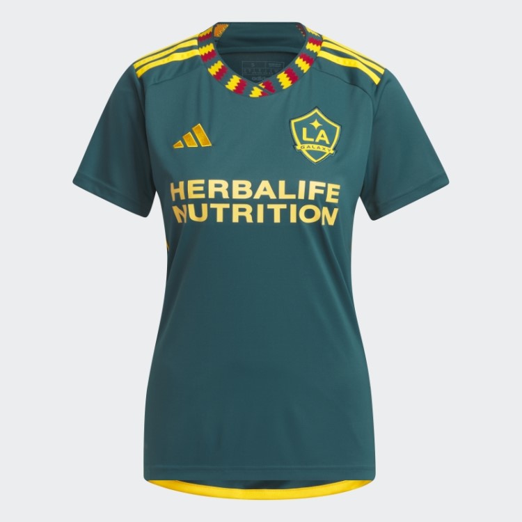 La Galaxy 23/24 Away Jersey Verde Mistério Adidas