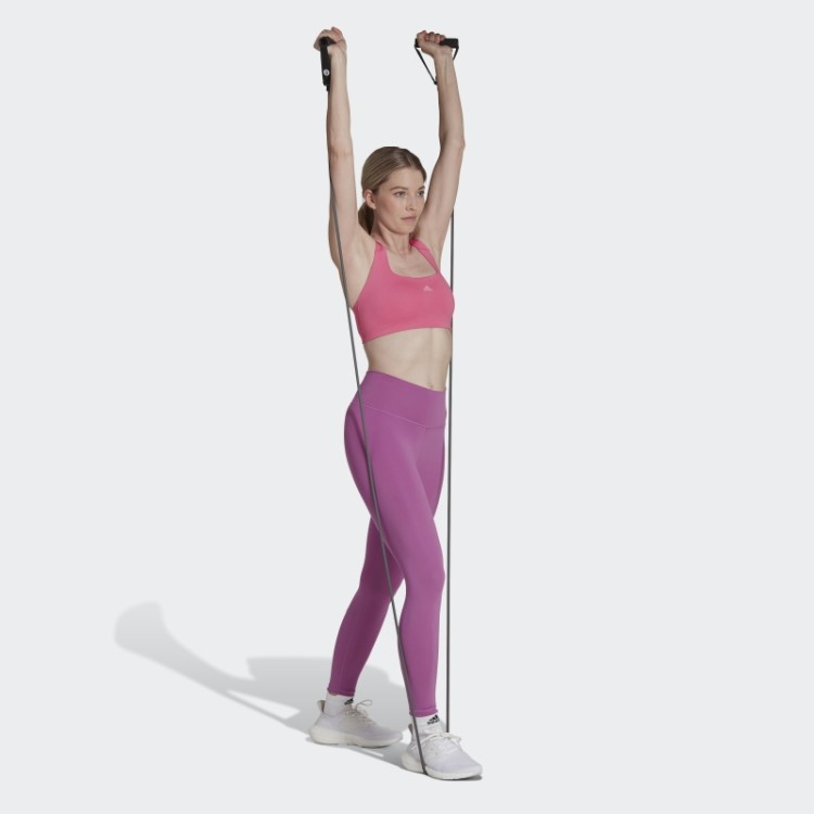 Legging Lilás Optime Training 7/8 Adidas