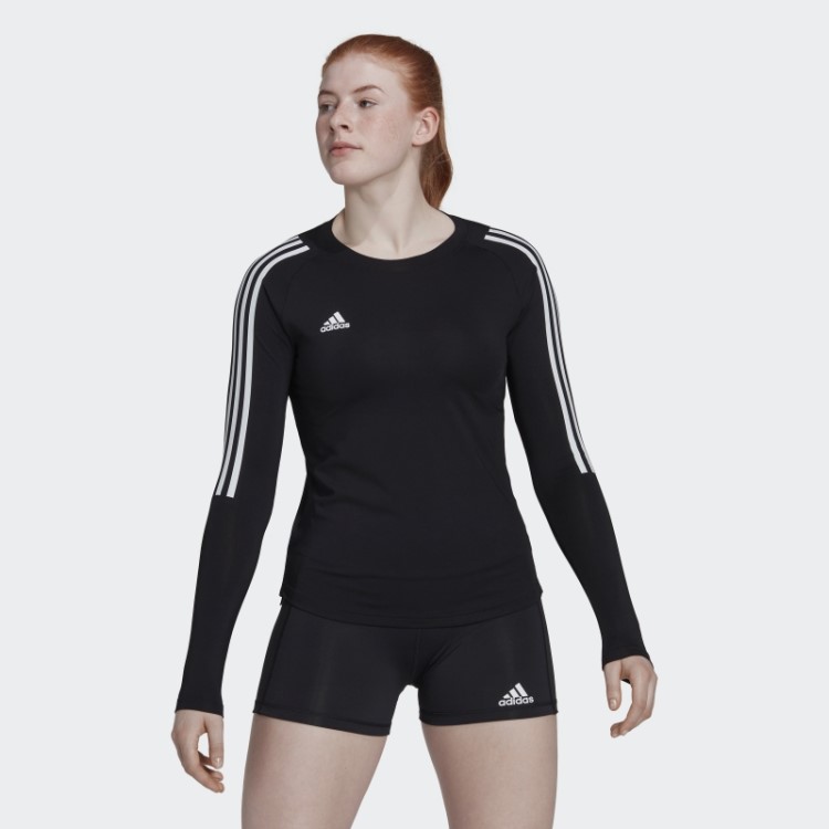 Camisa De Manga Comprida Hilo Preta Adidas