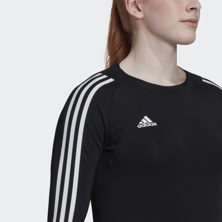 Camisa De Manga Comprida Hilo Preta Adidas