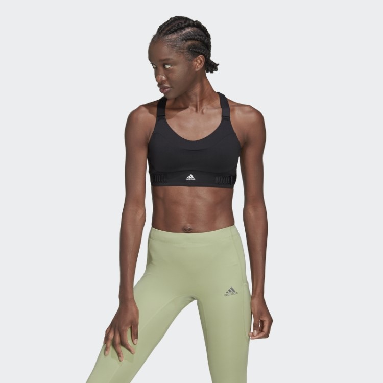 Sutiã Fastimpact Luxe Run De Alto Suporte Adidas Preto