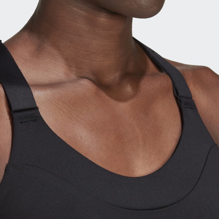 Sutiã De Alta Sustentação Adidas Fastimpact Luxe Run Preto