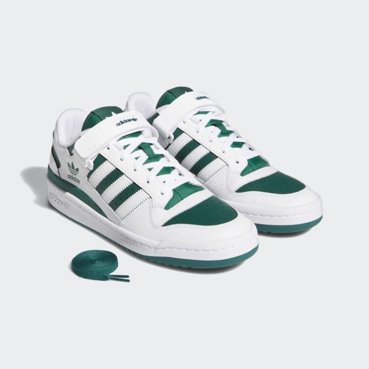 Sapato Verde Baixo Adidas Forum