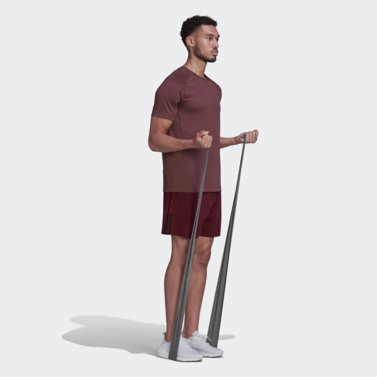 Camiseta De Treinamento De Yoga Adidas Bordô