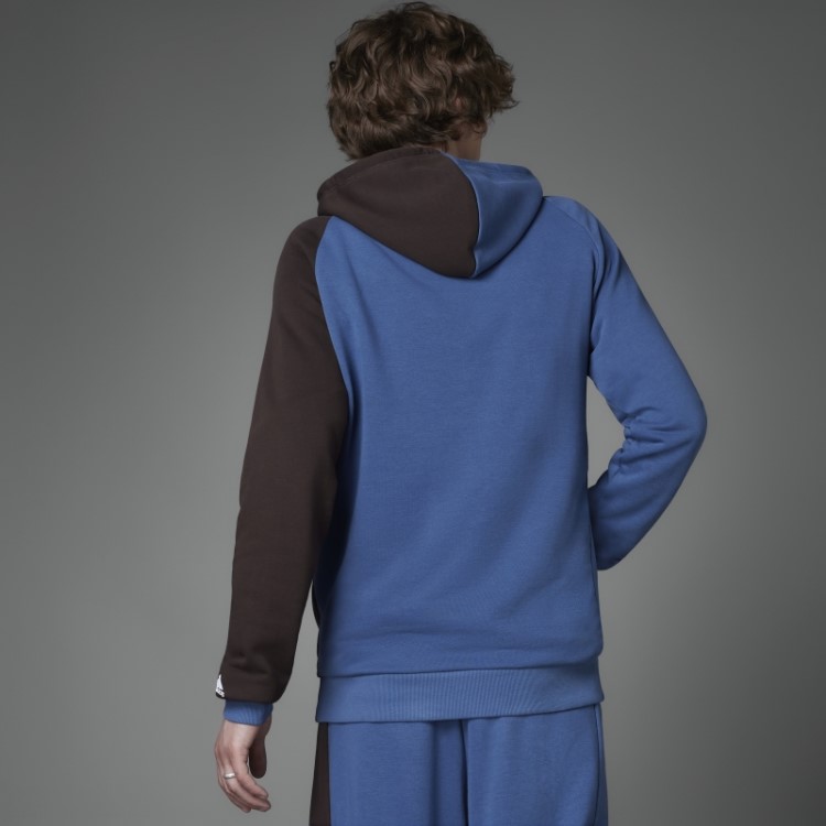 Moletom Com Capuz French Terry Colorblock De Aço Adidas Fashion