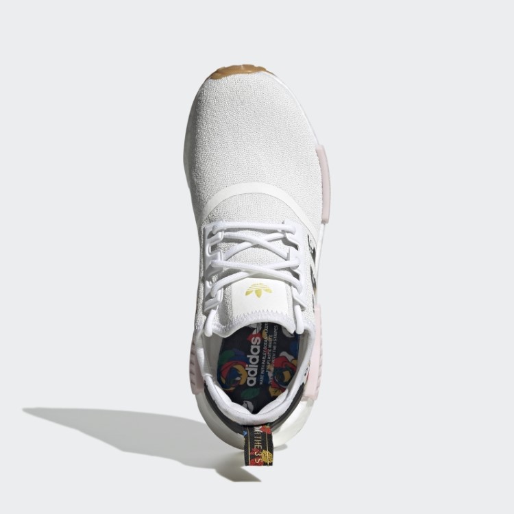 Sapatos Brancos Ricos Mnisi Nmd-r1 Adidas