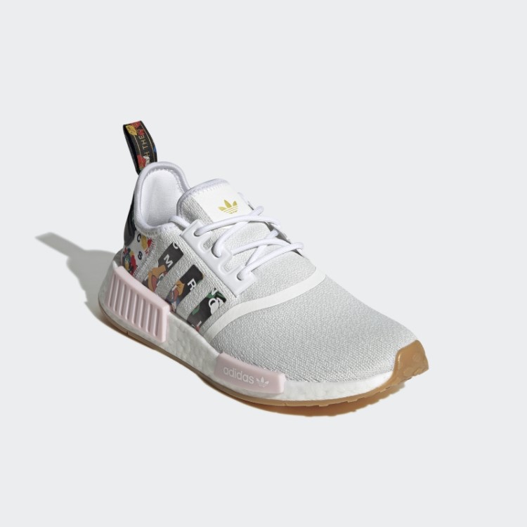 Sapatos Brancos Ricos Mnisi Nmd-r1 Adidas