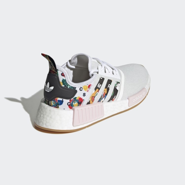 Sapatos Brancos Ricos Mnisi Nmd-r1 Adidas